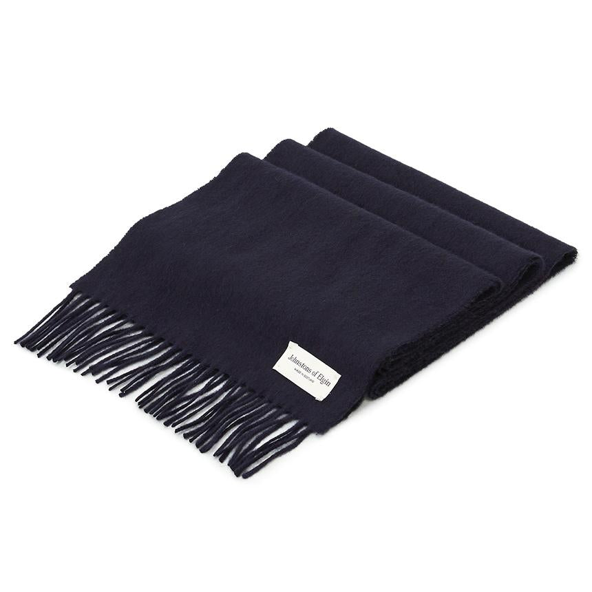Johnstons of Elgin Cashmere Scarf Unisex SD7330 DARK NAVY