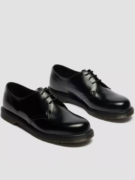 Dr.Martens Black Leather Penny Loafers 42863001 DOM