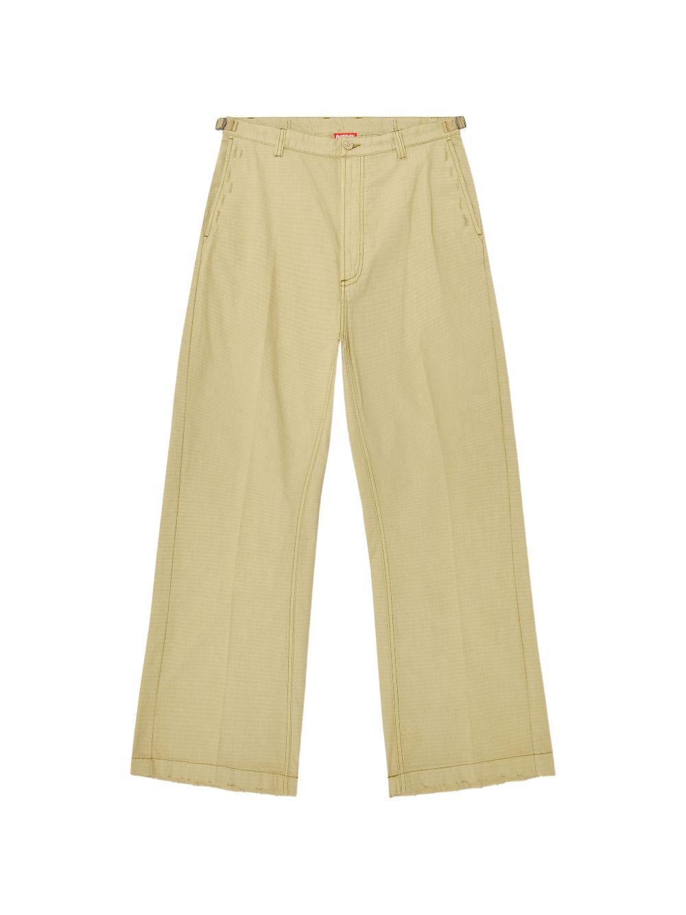 DIESEL Black Cropped Pants for Men