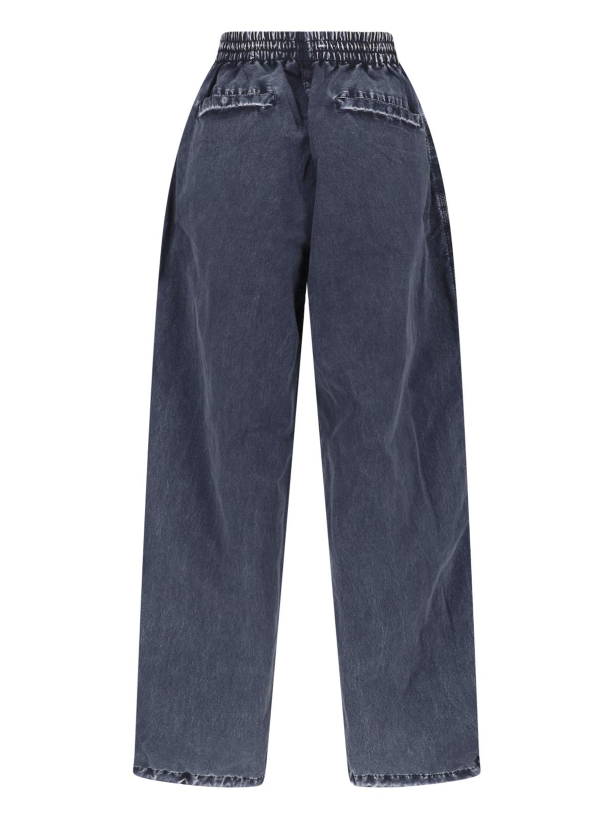 DIESEL Black Cropped Trousers Women’s Pants