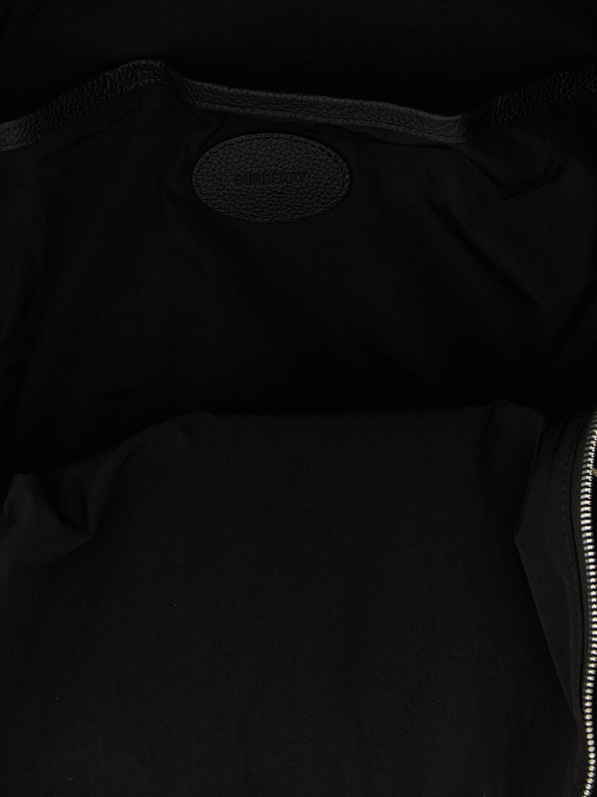 BURBERRY Black Nylon Logo Backpack