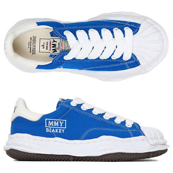 Maison Mihara Yasuhiro CL Blue Canvas Blakey OG Low-Top Sneakers