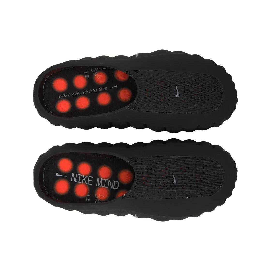 Nike Mind Mule Black Hyper Crimson Slide Slippers Women HQ4309 001