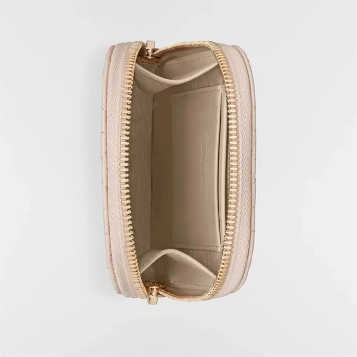 DIOR Lady Dior Calfskin Phone Holder Shoulder Bag Pink