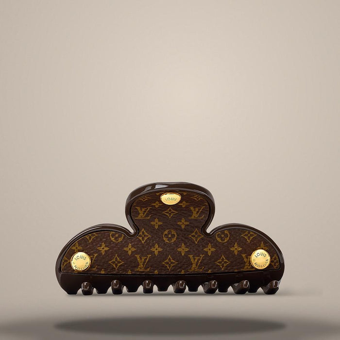 Louis Vuitton MNG Resin Claw Clip Monogram Hair Accessory M03546