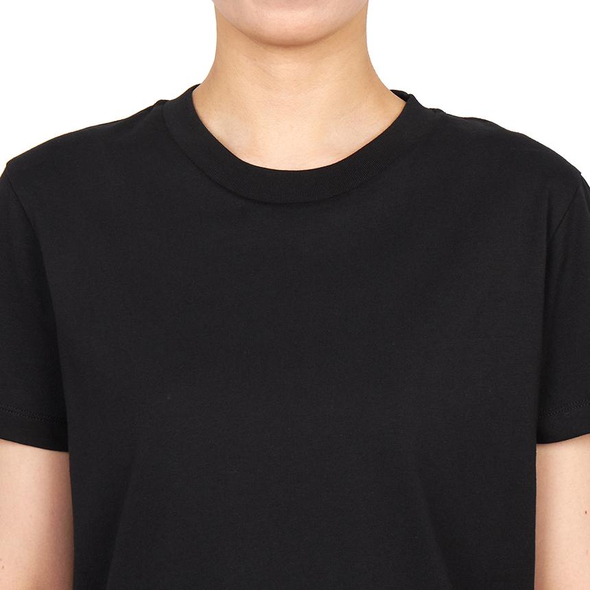 Moncler Women’s Short Sleeve T-Shirt Black Cotton