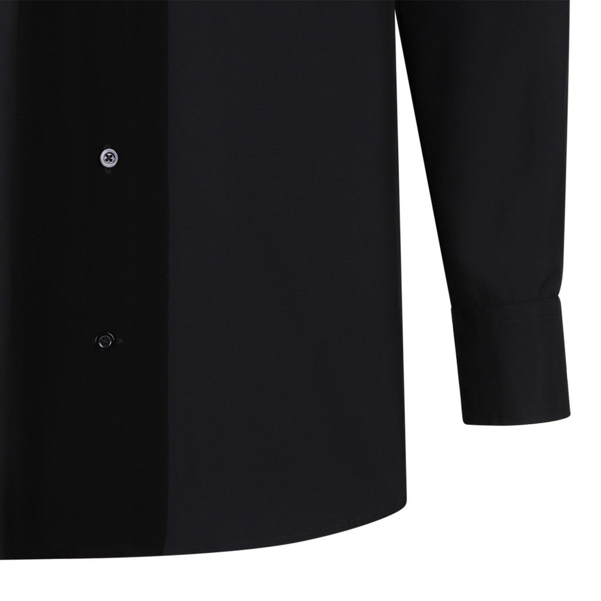 Maison Margiela Black Cotton Long Sleeve Shirt