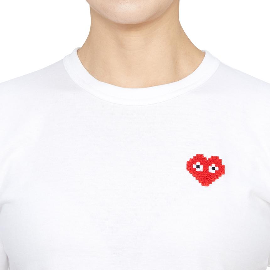 Comme des Garcons x Invader Pixel Patch Women’s Short Sleeve T-Shi AZ T321 051 3