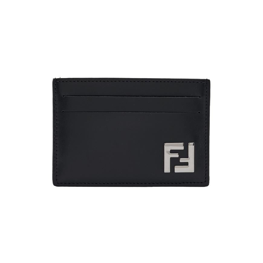 FENDI Men’s FF Squared Leather Card Holder 7M0371 AAIW F0GXN