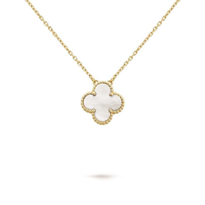 Van Cleef & Arpels Vintage Alhambra Pendant Necklace Gold