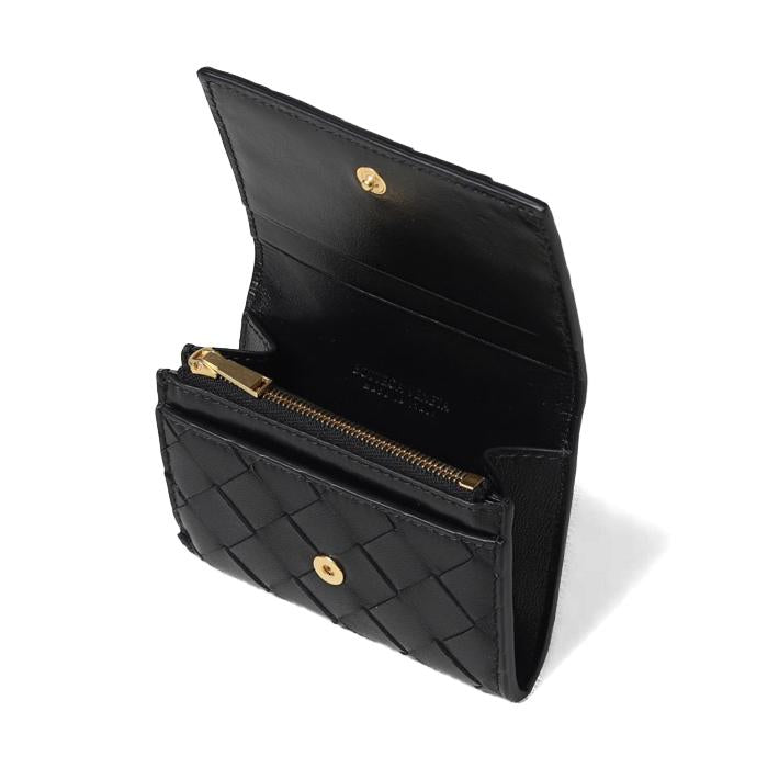 Bottega Veneta Black Leather Card Holder 749928 VCPP3 8425