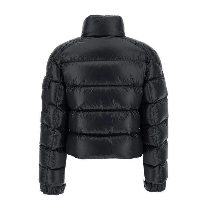 Moncler Black PETRA Logo Patch Down Puffer Jacket 1A00032 596XE 999