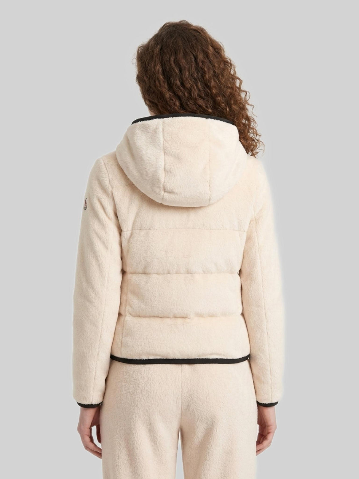 Moncler Fleece Lined Down Puffer Jacket