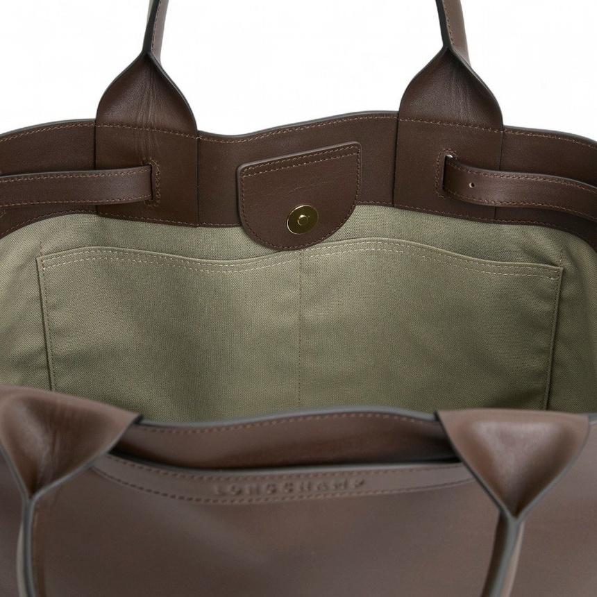Longchamp Le Smart L Women’s Tote Bag Black Leather Tote
