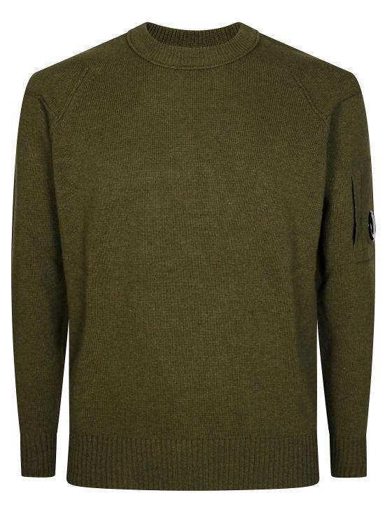 CP Company Lambswool GRS Crewneck Lens Sweater 19CMKN707A 110149A 652