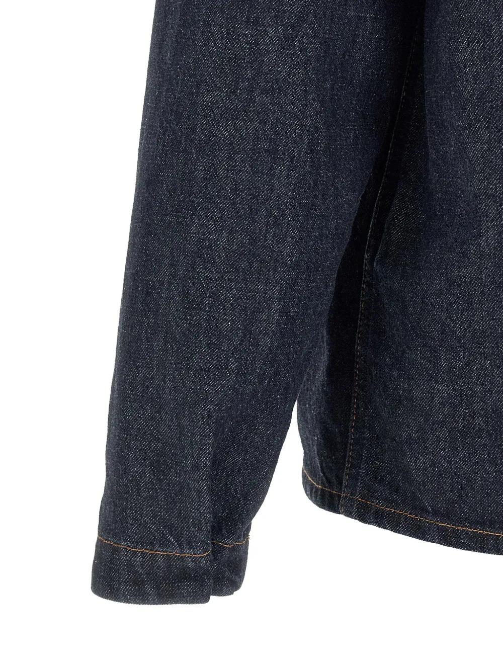 STONE ISLAND Indigo Denim Trucker Jacket Men’s