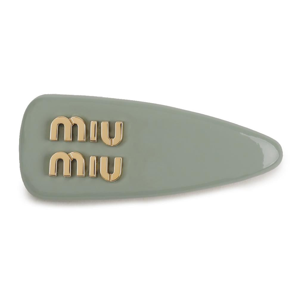 Miu Miu Patent Leather Hair Clip 5IF092 069 F0035