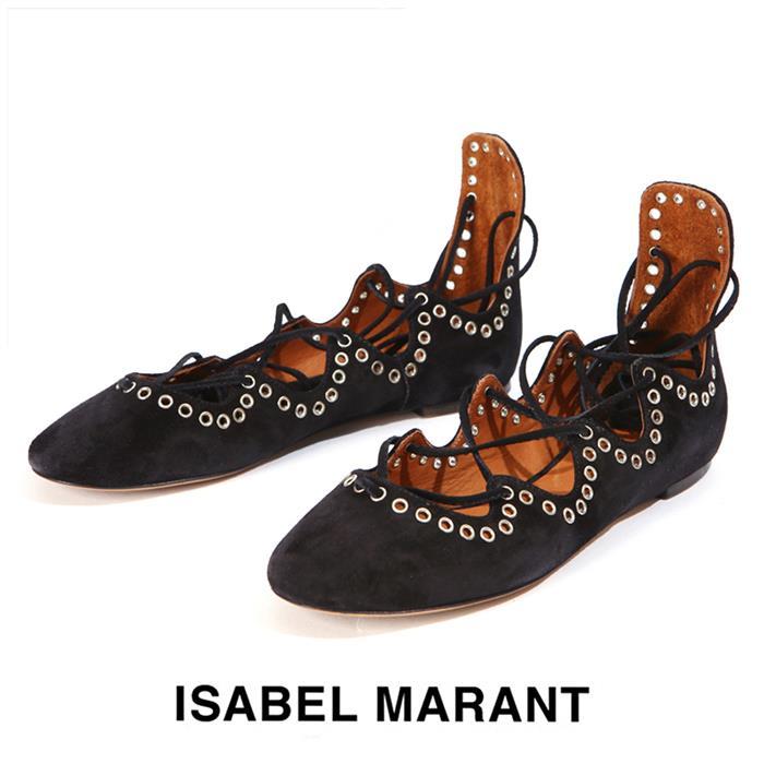 Isabel Marant LEO Black Strappy Sandals for Women