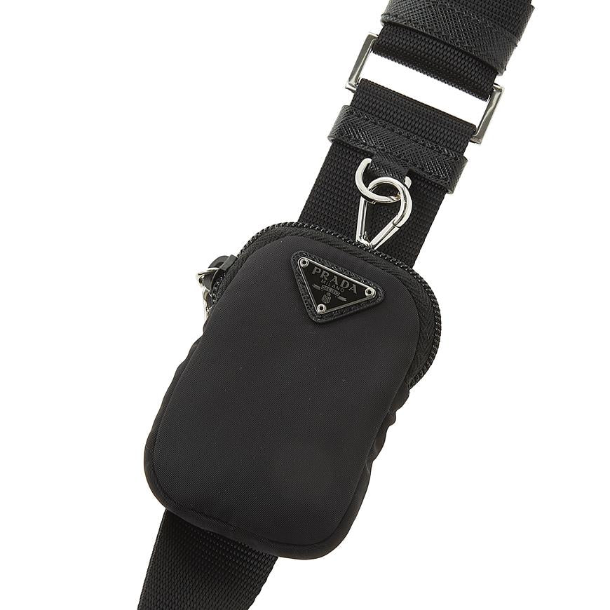 PRADA Re-Nylon Black Shoulder Bag for Women