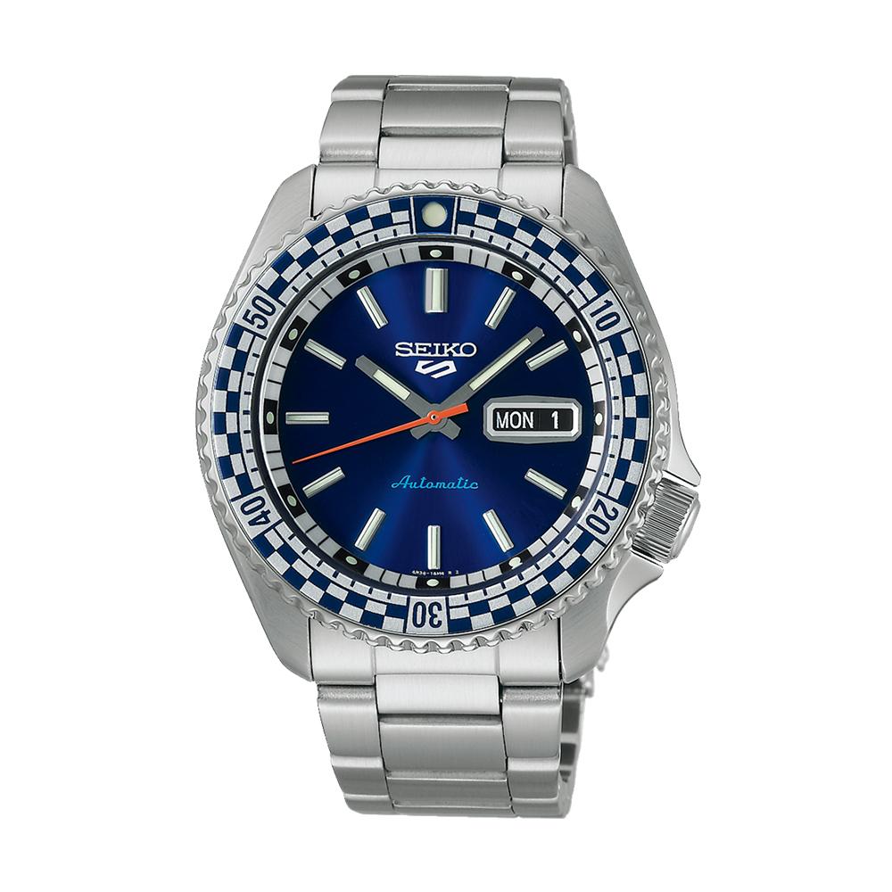 Seiko Blue Silver Automatic Stainless Steel Men’s Watch SRPK65K1