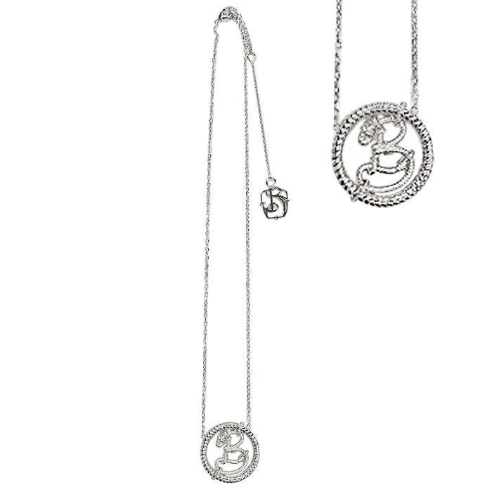 BURBERRY Nautical B Pendant Necklace 8107025