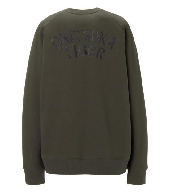 Onitsuka Tiger Long Sleeve Sweatshirt for Men 2183B537 020 GREY DARK DOM