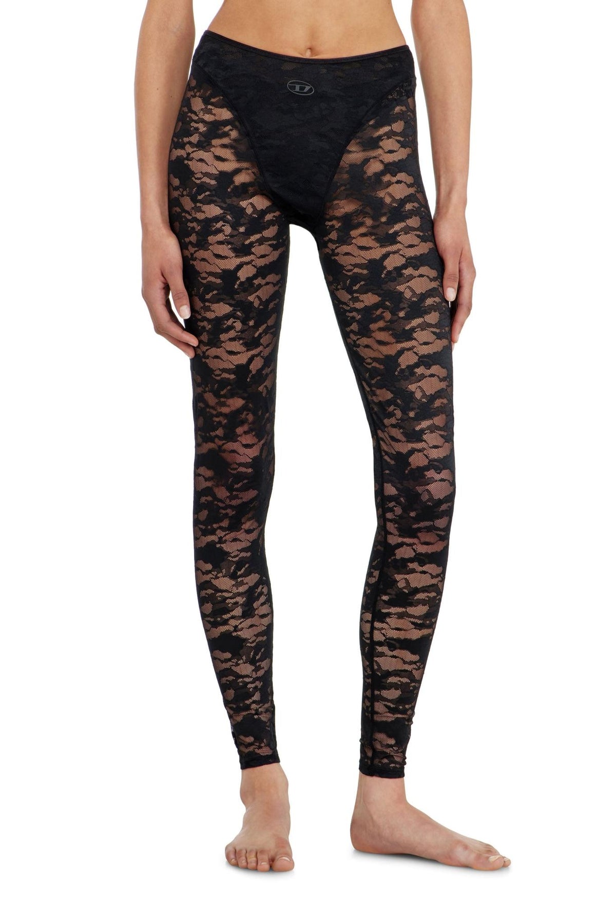 DIESEL Black Cotton Jogger Sweatpants for Women