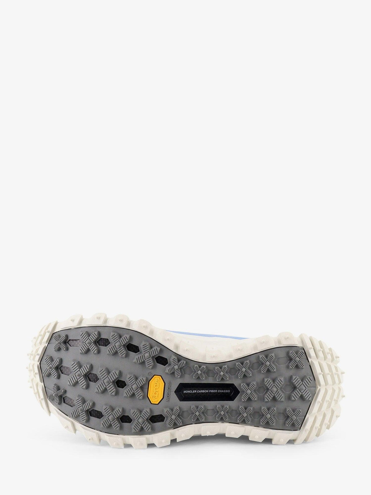 Moncler White Leather Low-Top Sneakers for Men