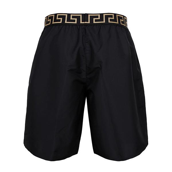 Versace Black Greca Border Swim Shorts ABU01023 1A11120 A80G