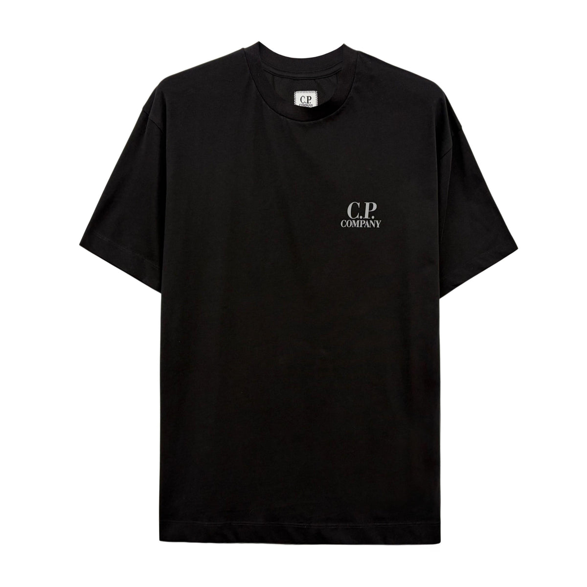 CP Company Back Logo Short Sleeve T-Shirt Black Men 20 CMTS086A