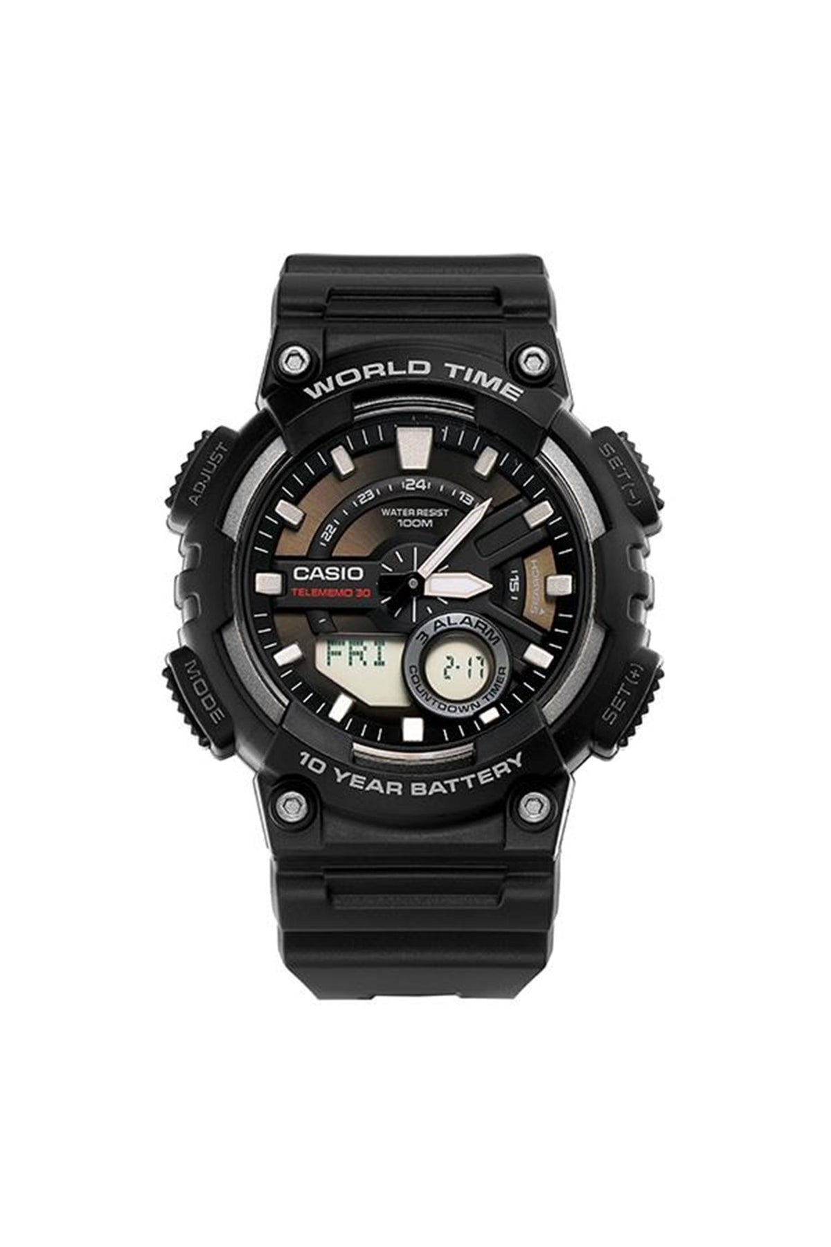 Casio Men's Resin Strap Watch AEQ 110W 1AVDF