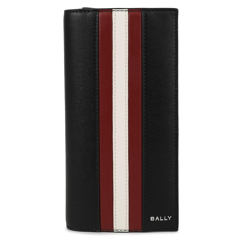 BALLY Black Leather Mitos Long Wallet for Men MLL015 EC001 I946P