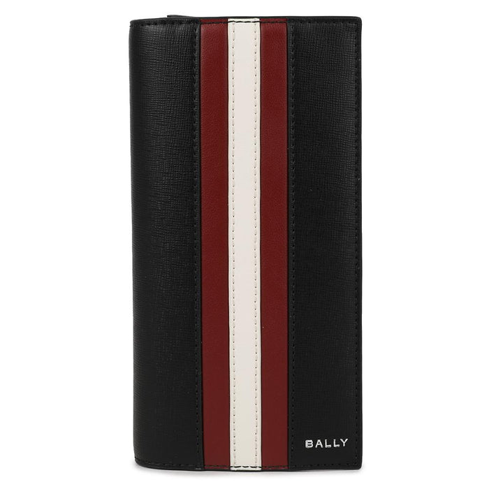 BALLY Black Leather Mitos Long Wallet for Men MLL015 EC001 I946P