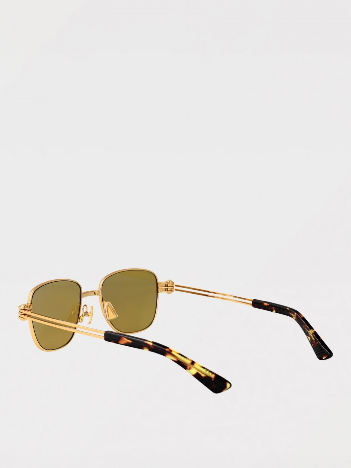 Bottega Veneta Black Acetate Square Sunglasses for Men