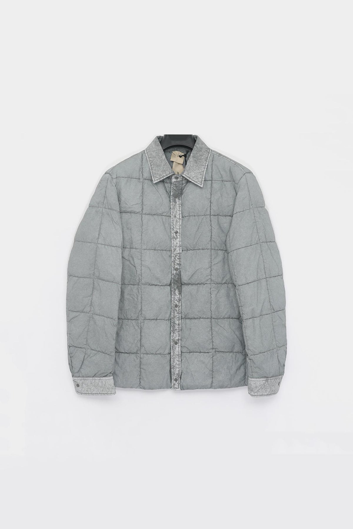 Ten C Mid Layer Button-Down Padded Shirt Jacket for Men 24CTCUC03261 F06377 952