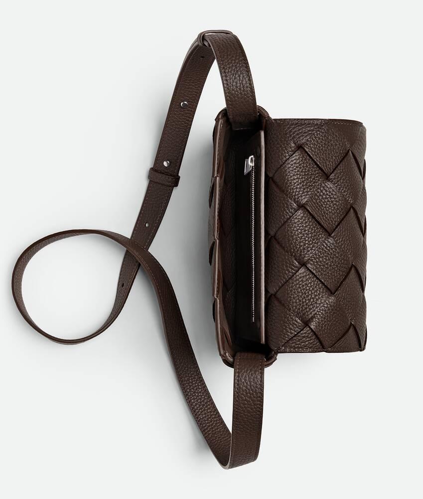 Bottega Veneta Intrecciato Diago Old Wood Crossbody Bag