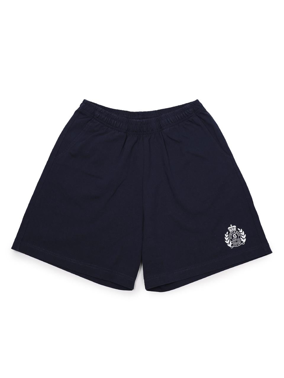 SPORTY&RICH NY Crest Gym Shorts SH039710243 BL106