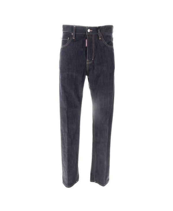 Dsquared2 Blue Rigid 642 Jeans Men's Denim Pants S71LB1697 D30011 470