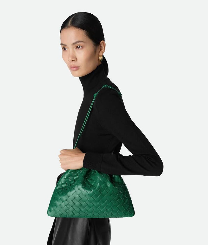 Bottega Veneta Intrecciato Medium Shoulder Bag Jungle Dust Bag