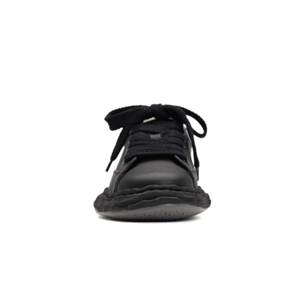 Maison Mihara Yasuhiro Charles Leather Low-Top Sneakers Black U A12FW701 BLK BLK