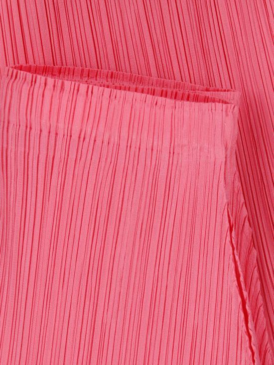 PLEATS PLEASE Pink Pleated Midi Skirt