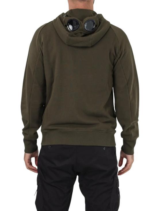 CP Company Diagonal Raised Fleece Goggle Hoodie Sweatshirt Wom RCCMSS 715A005086