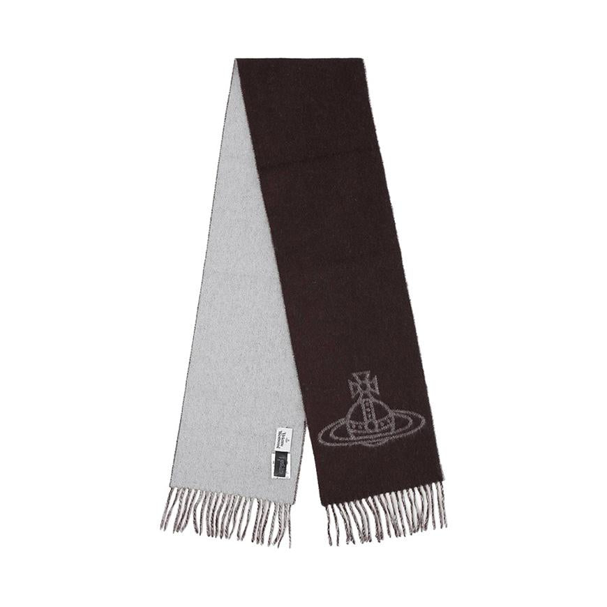 Vivienne Westwood Unisex Reversible ORB Logo Scarf