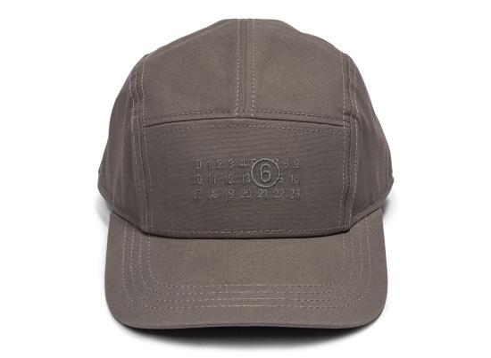 MM6 Maison Margiela Logo Baseball Cap SH0TC0009 M35346 810 GREY BLUE DOM