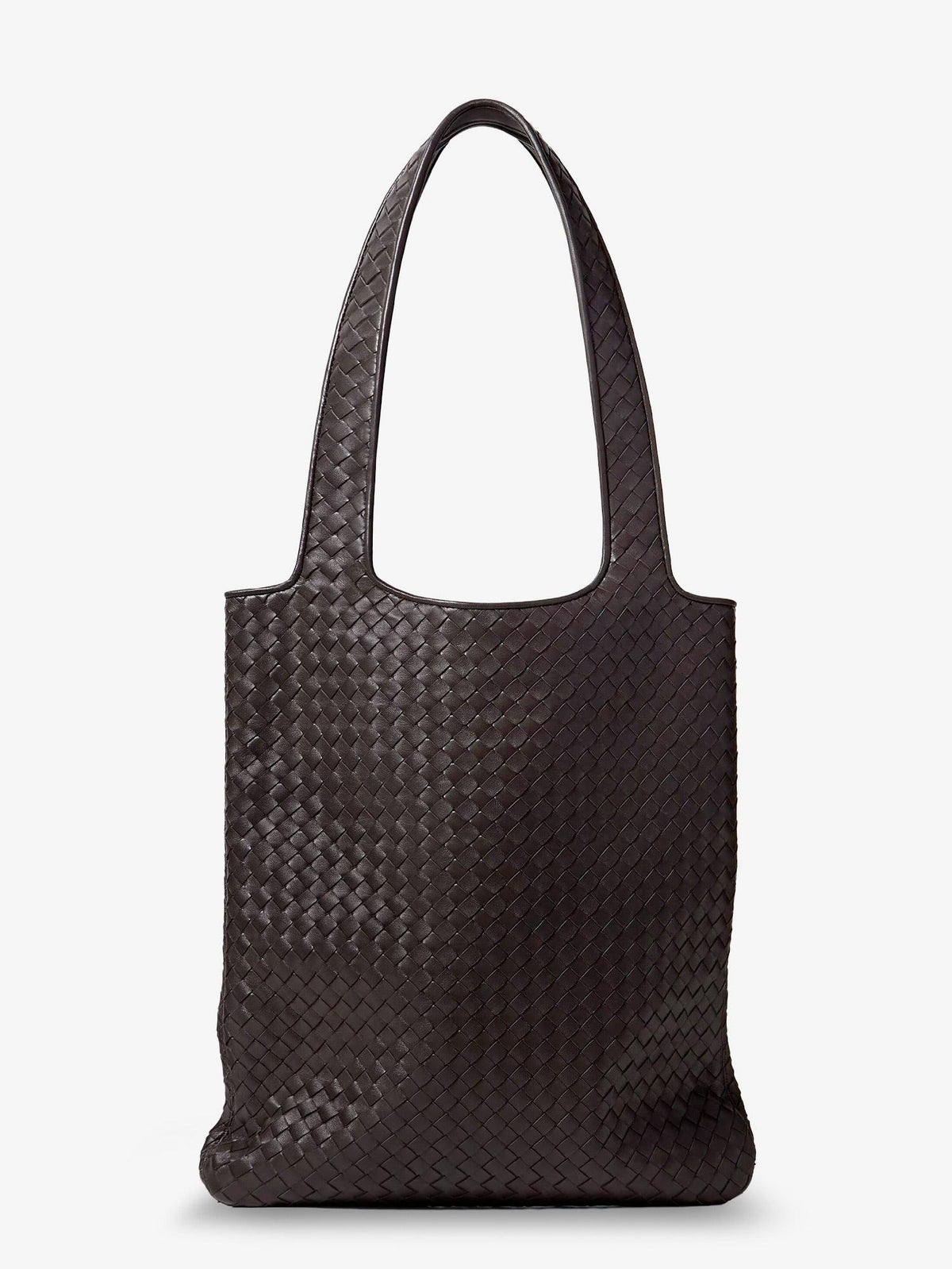 Bottega Veneta Black Leather Shoulder Tote Bag