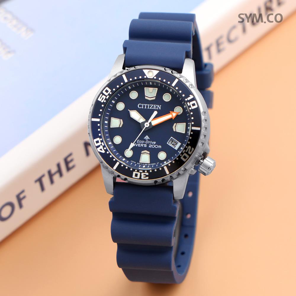 CITIZEN Promaster Diver Marine Series Blue Rubber Strap Men's Watch EO2021 05L