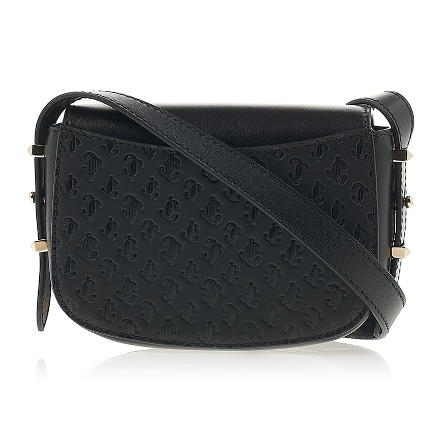 Jimmy Choo Women's Varenne Small Satchel Shoulder Bag KZZ BLACK