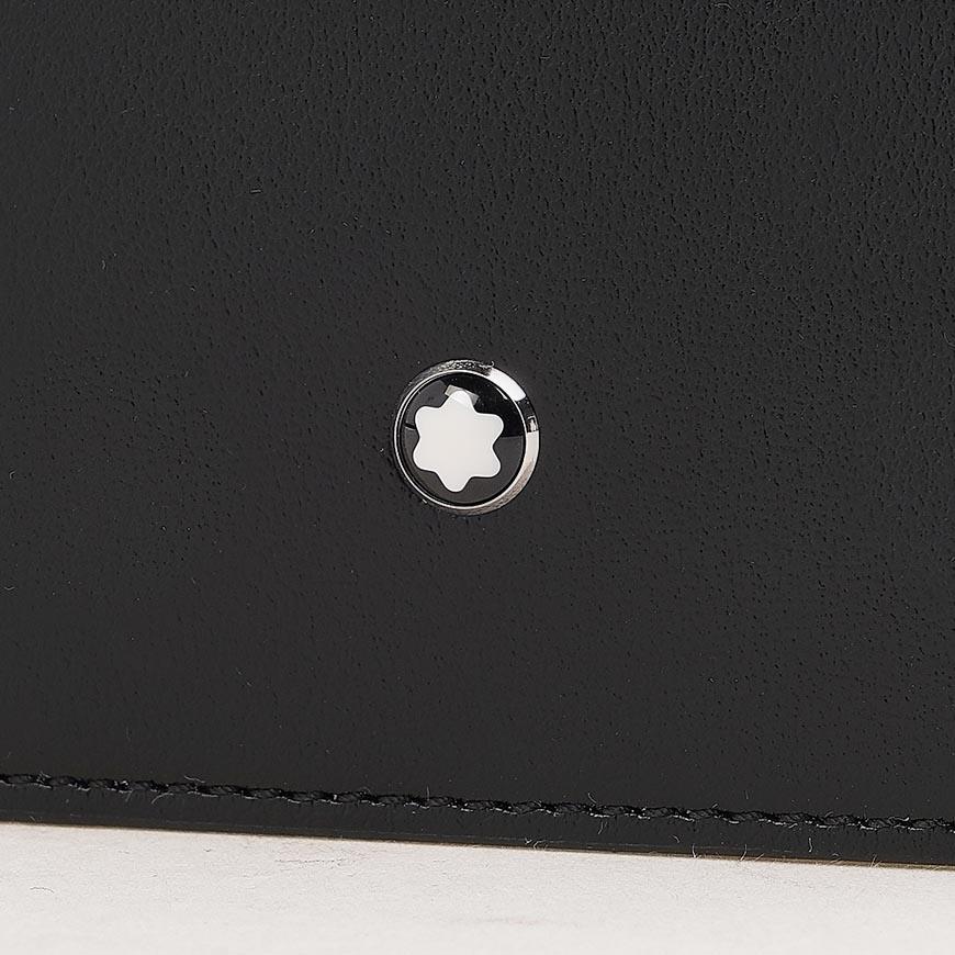 Montblanc Meisterstuck Black Leather Card Holder for Men