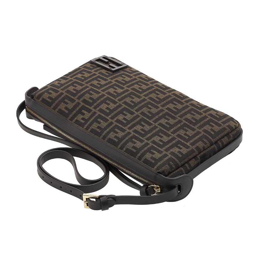 FENDI Women’s Jacquard Shoulder Bag 8BR829 AFPM F1GL7