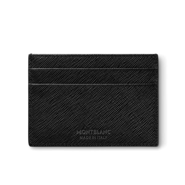 Montblanc Black Saffiano Leather Card Holder 5CC